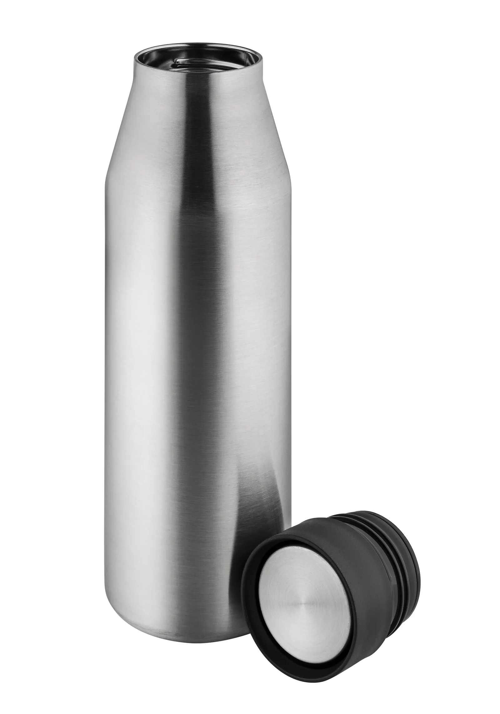 Thermoflasche "Click'n Go", silber – Bild 2