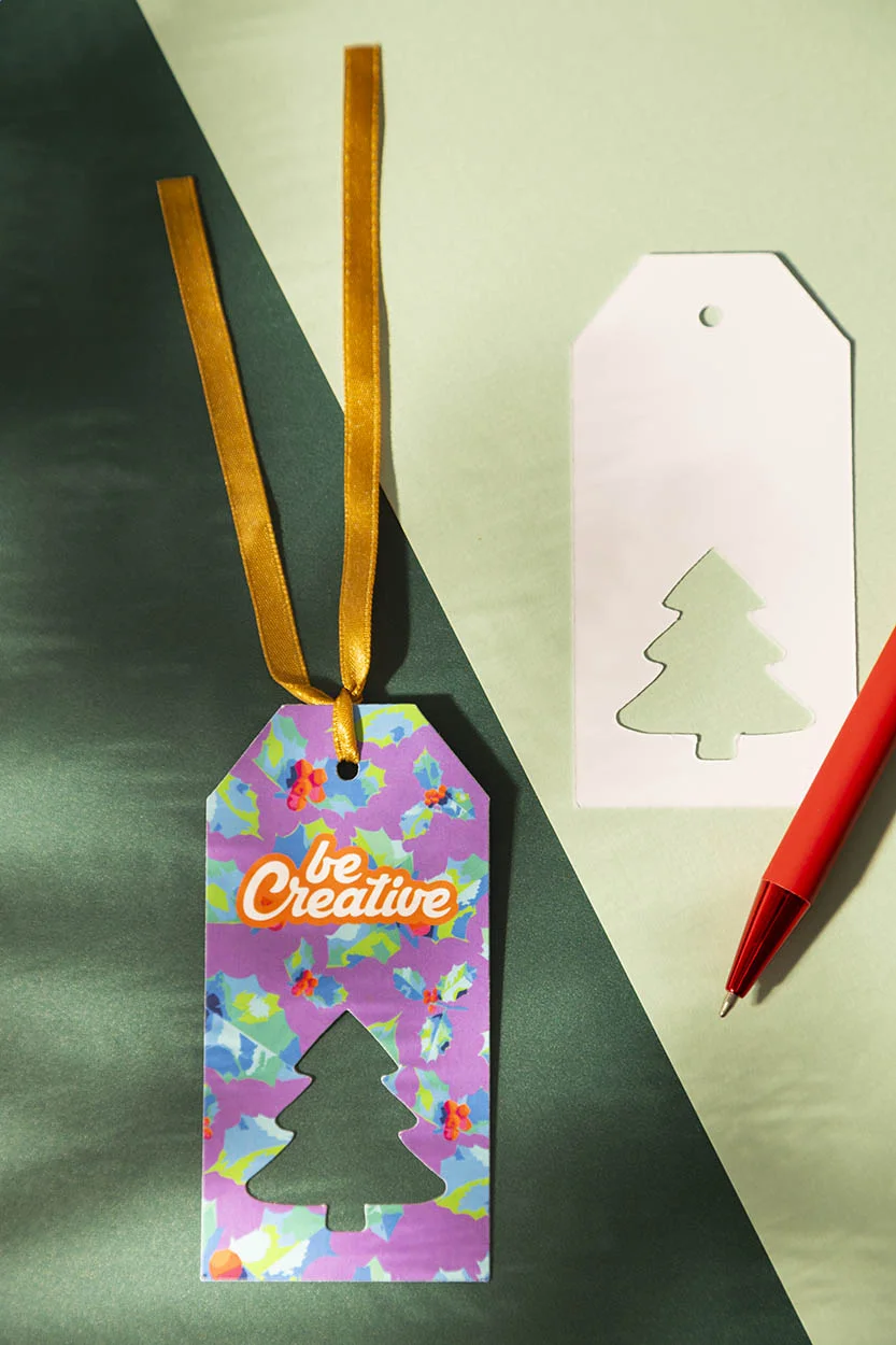 Geschenkanhänger PrinTag Plus, Stern, weiß – Bild 6