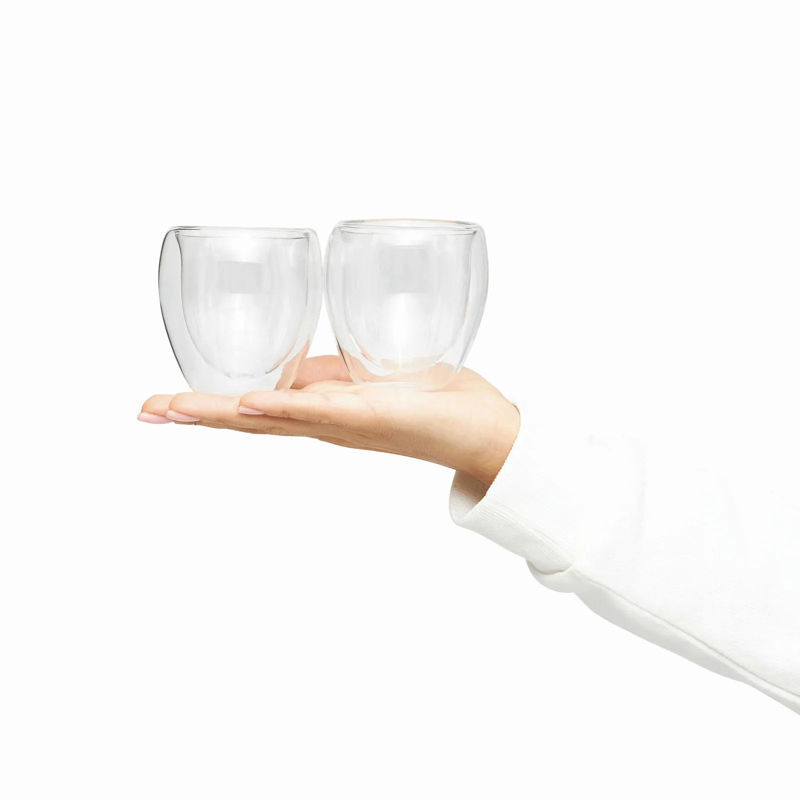 DRINK LINE S - Gläser-Set, doppelwandig: 2er-Set transparent, transparent – Bild 9