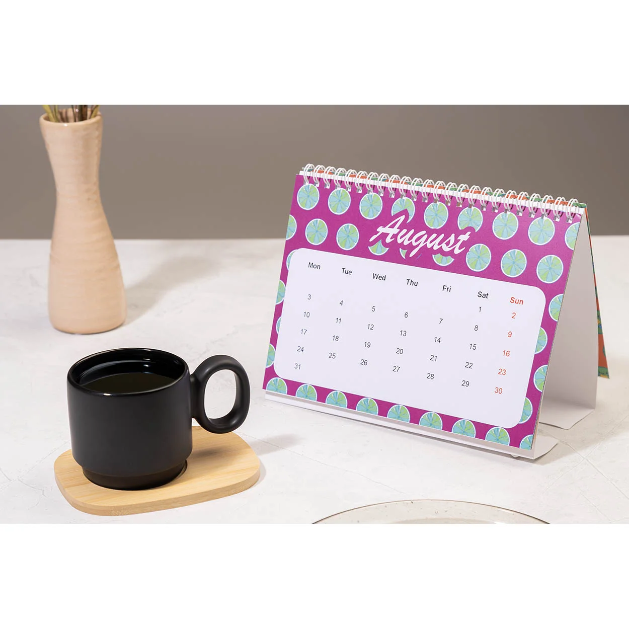 Individueller Tischkalender CreaDate Desk, weiß – Bild 7