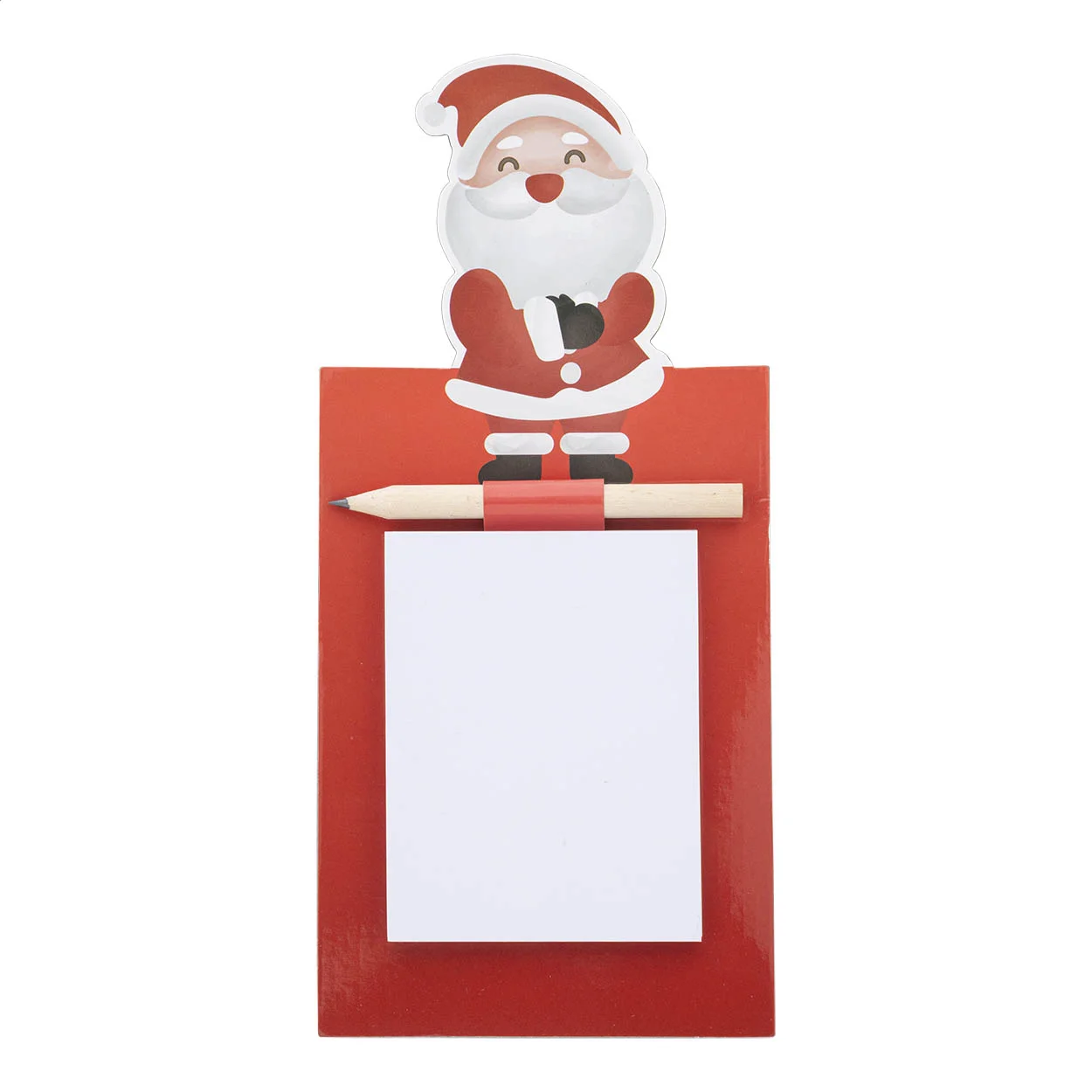Magnetischer Notizblock Weihnachten, Weihnachtsmann Julliste