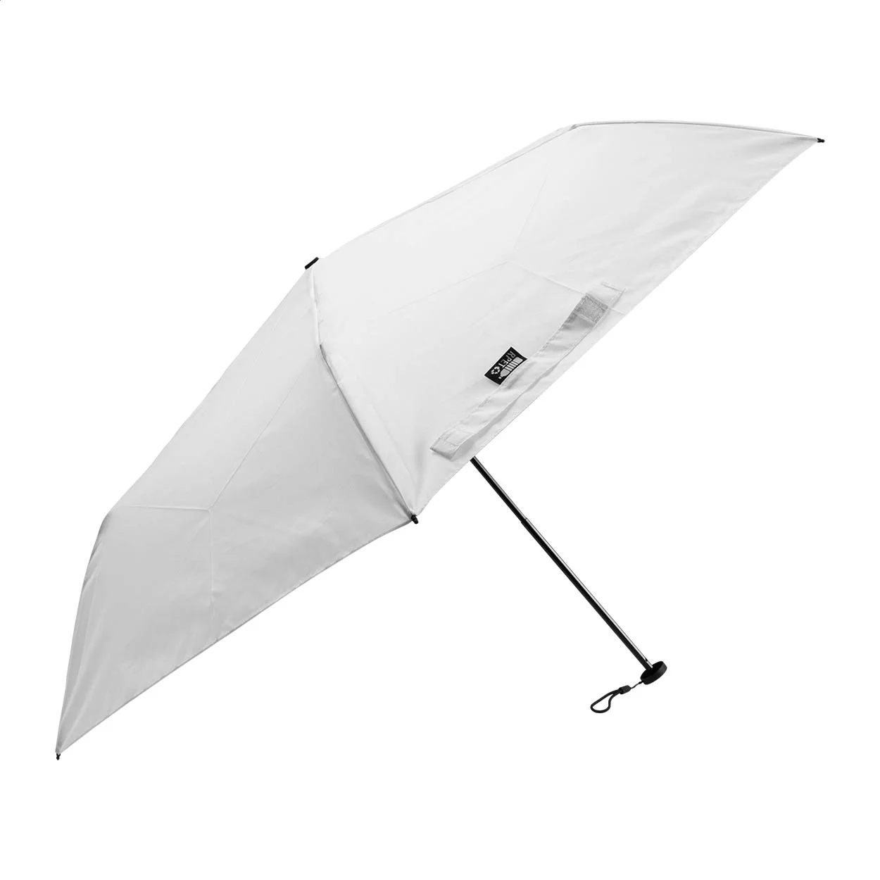 Ultraleichter RPET Taschenschirm Follight, weiß – Bild 5