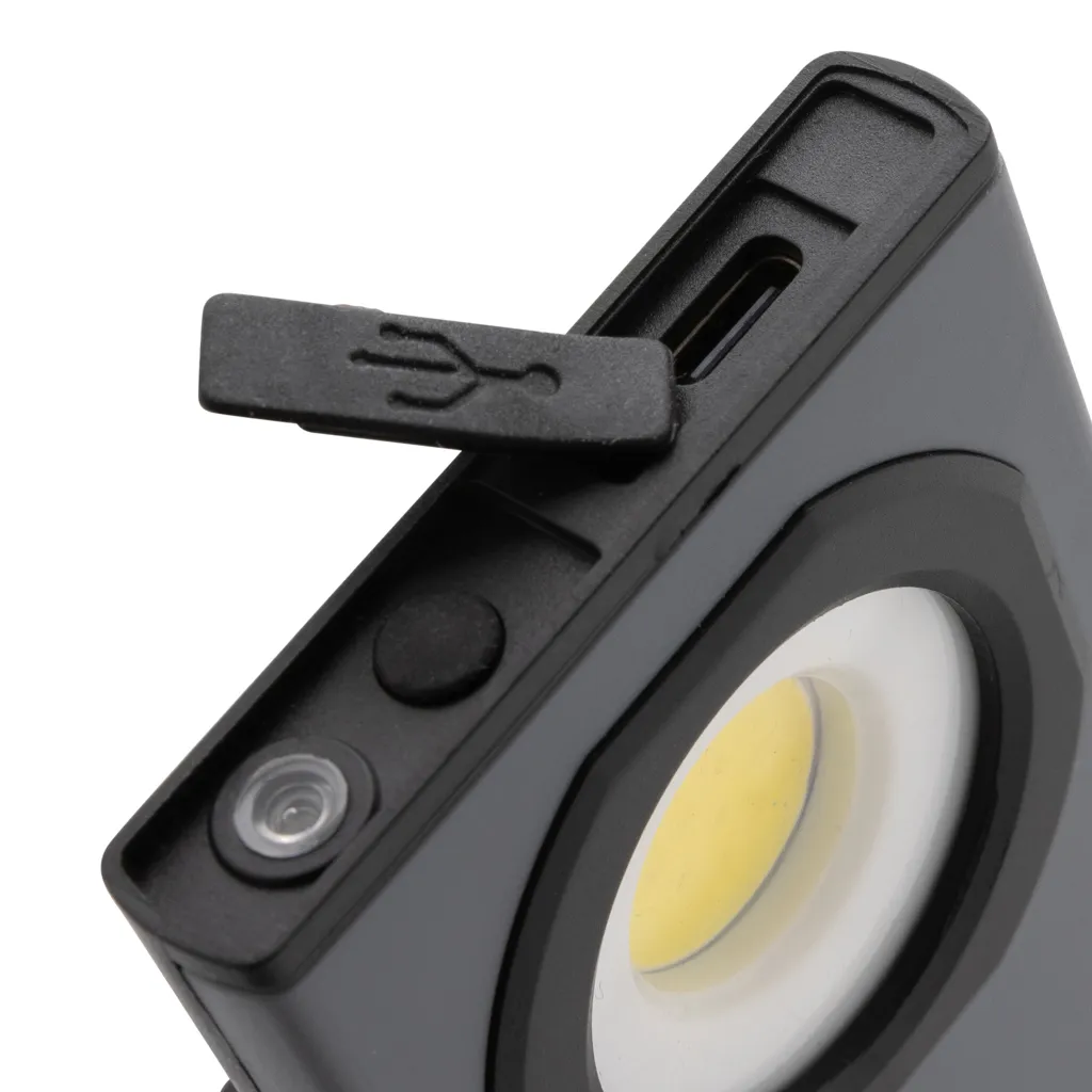 Gear X USB-Taschenlampe aus RCS rKunststoff mit 260 Lumen, grau – Bild 6