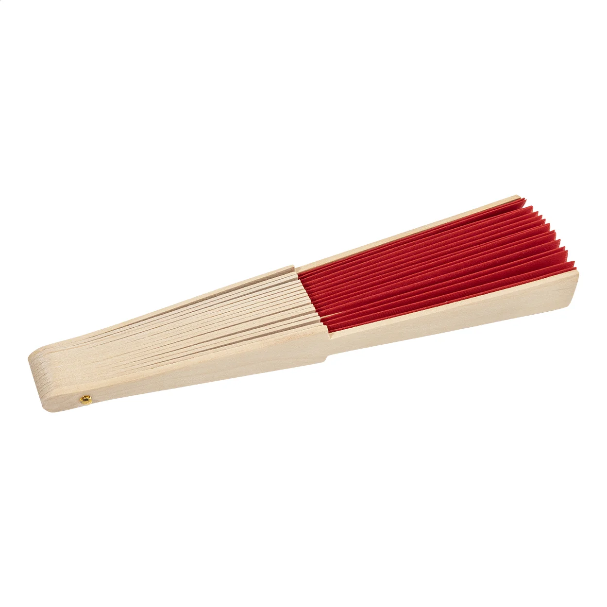 RPET Handfächer Solana, rot – Bild 3