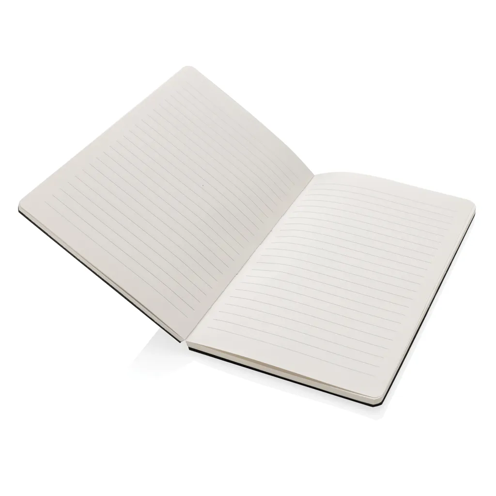 Phrase GRS-zertifiziertes A5-Notizbuch aus recyceltem Filz, grau – Bild 4