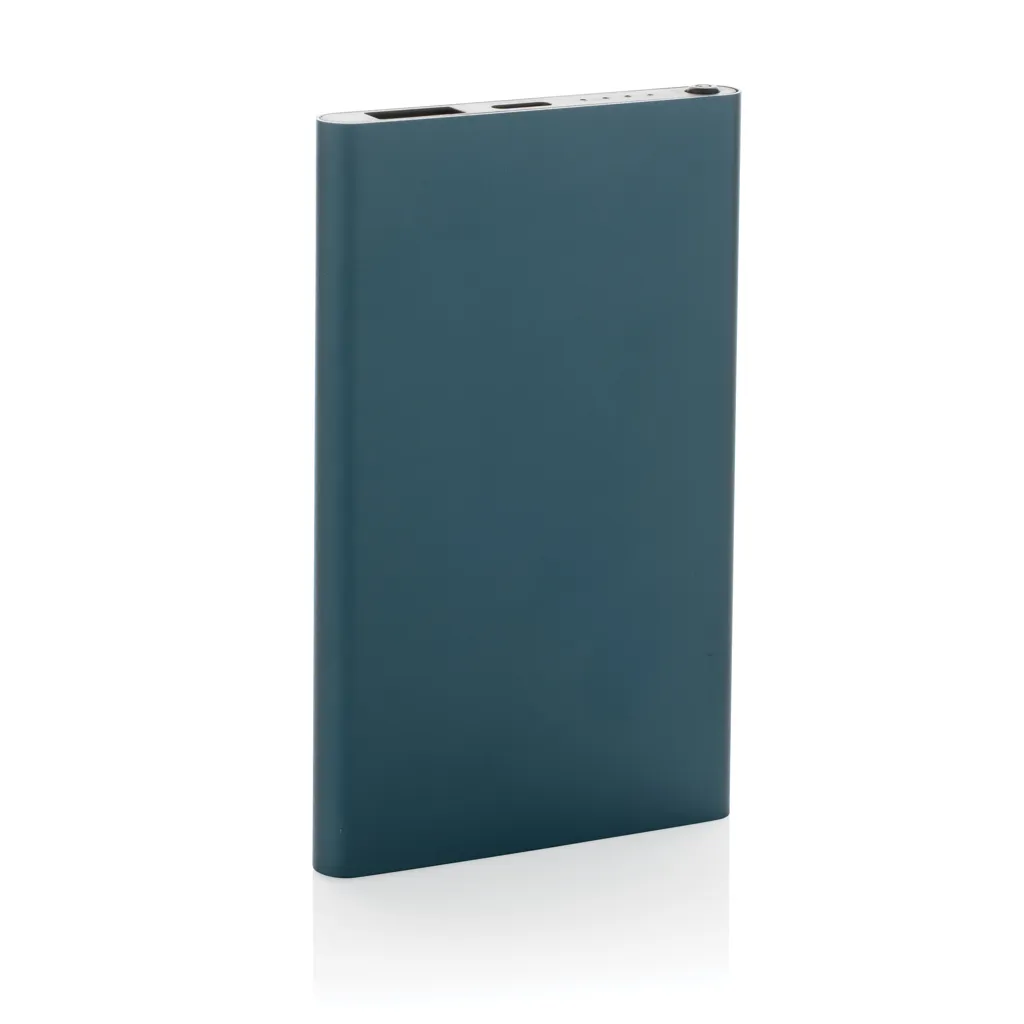 4.000mAh Type-C Powerbank aus RCS recyeltem ABS & Aluminium, blau – Bild 3