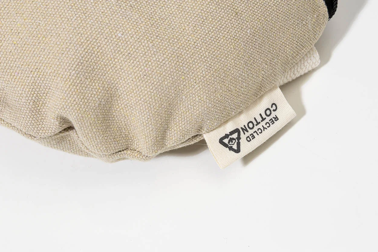 Gürteltasche Rekan Hip aus recyceltem Canvas, natur – Bild 5