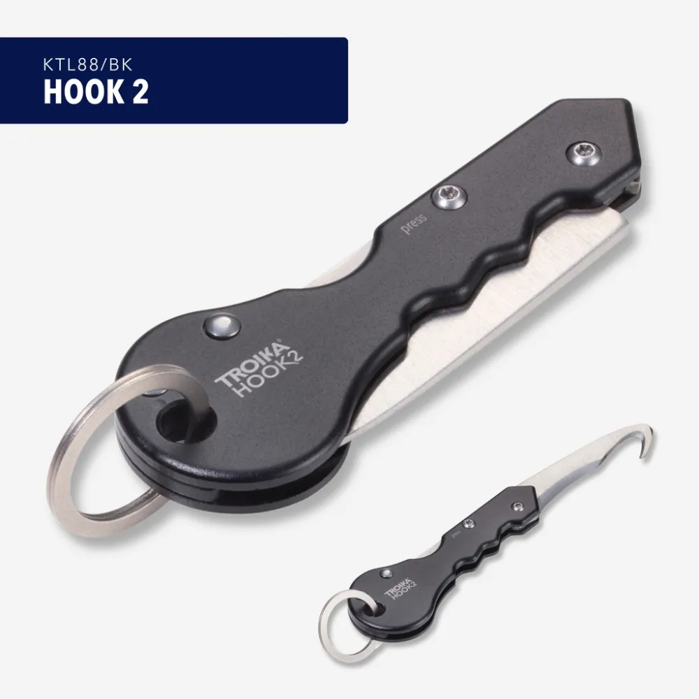 Paketmesser HOOK 2, schwarz/silberfarben – Bild 7
