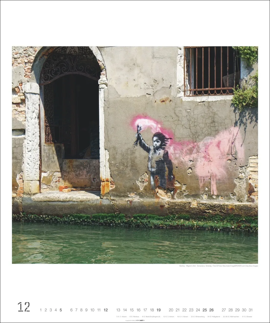 Banksy Edition Wandkalender 2027 – Bild 13
