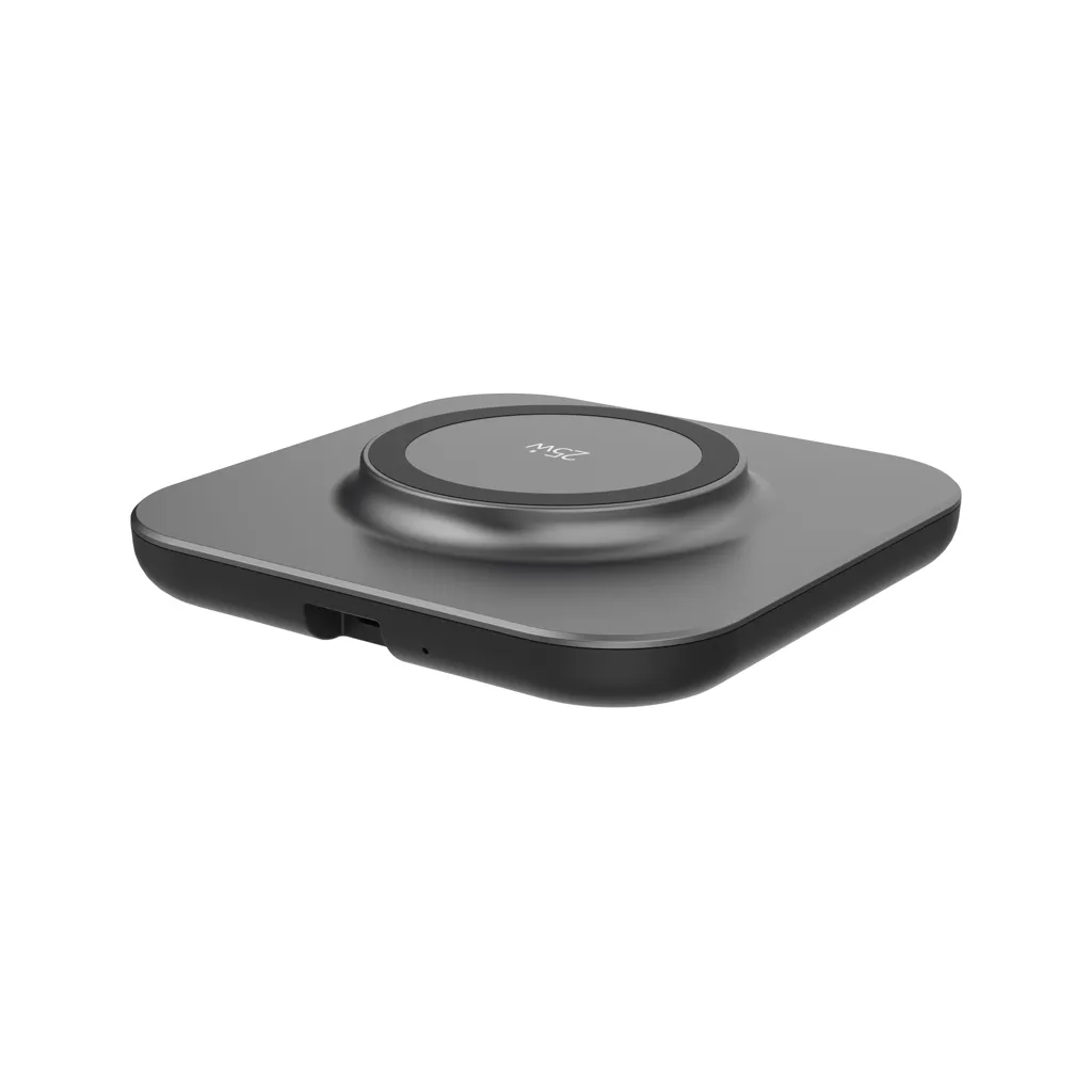 Quantum Ultra-Fast 25W magnetisches Wireless-Charging-Pad, grau – Bild 3