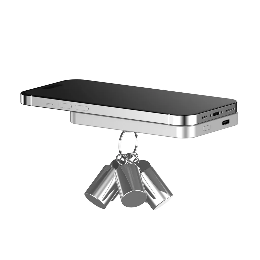 Urban Vitamin Richmond 5000mAh Powerbank aus RCS Plastik/Alu, silber – Bild 7