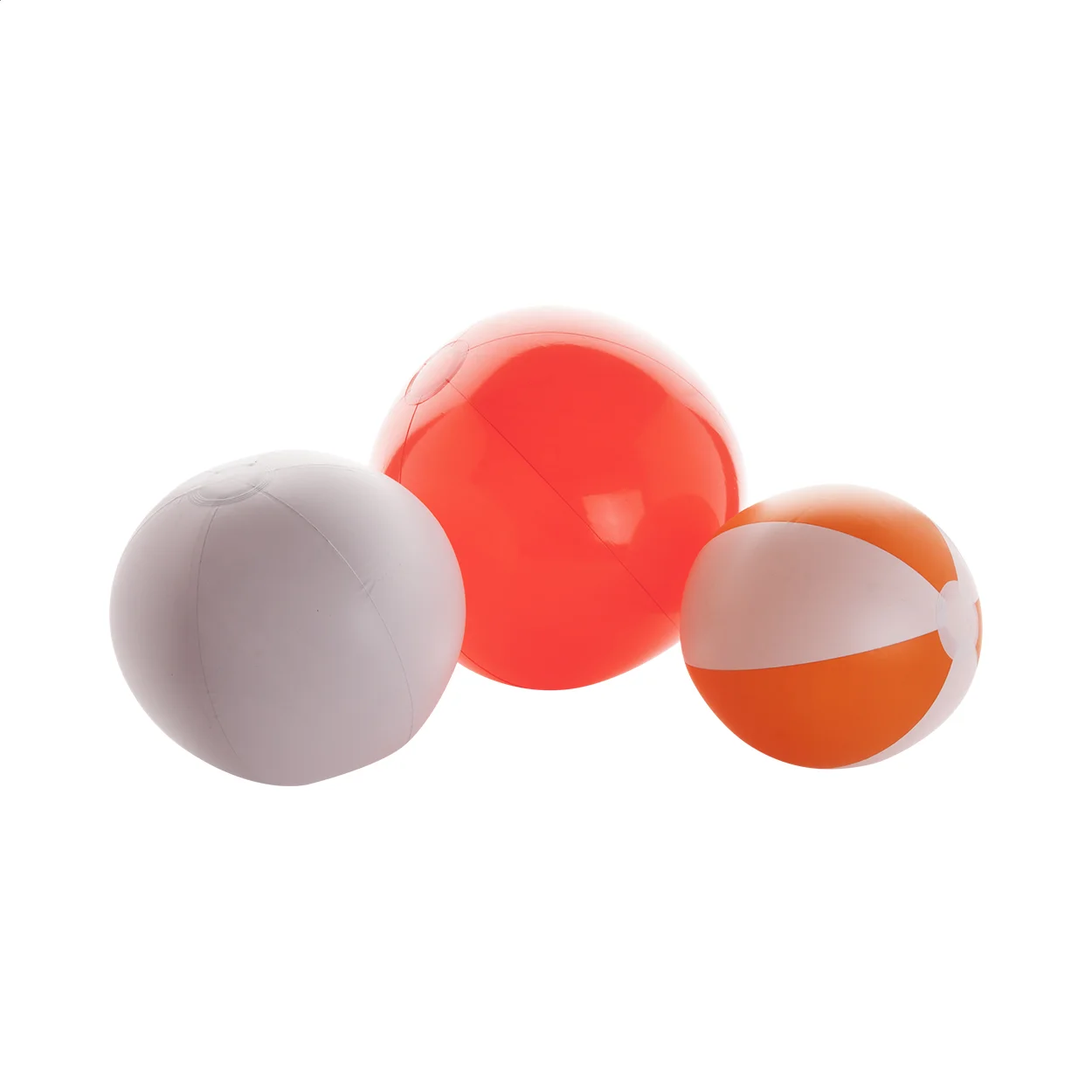 Strandball (ø28 cm) Playo, mattweiß – Bild 2
