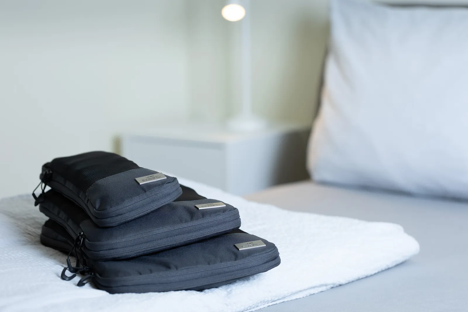 Reise-Kompressionstaschen Set BLUE CYCLE PACKING CUBES, dunkelgrau – Bild 7