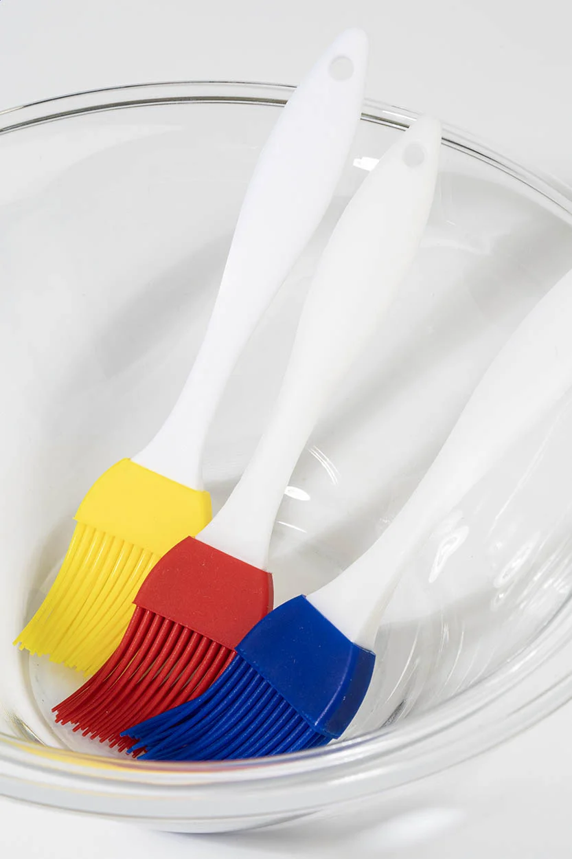Backpinsel Burapa, gelb, weiß – Bild 3