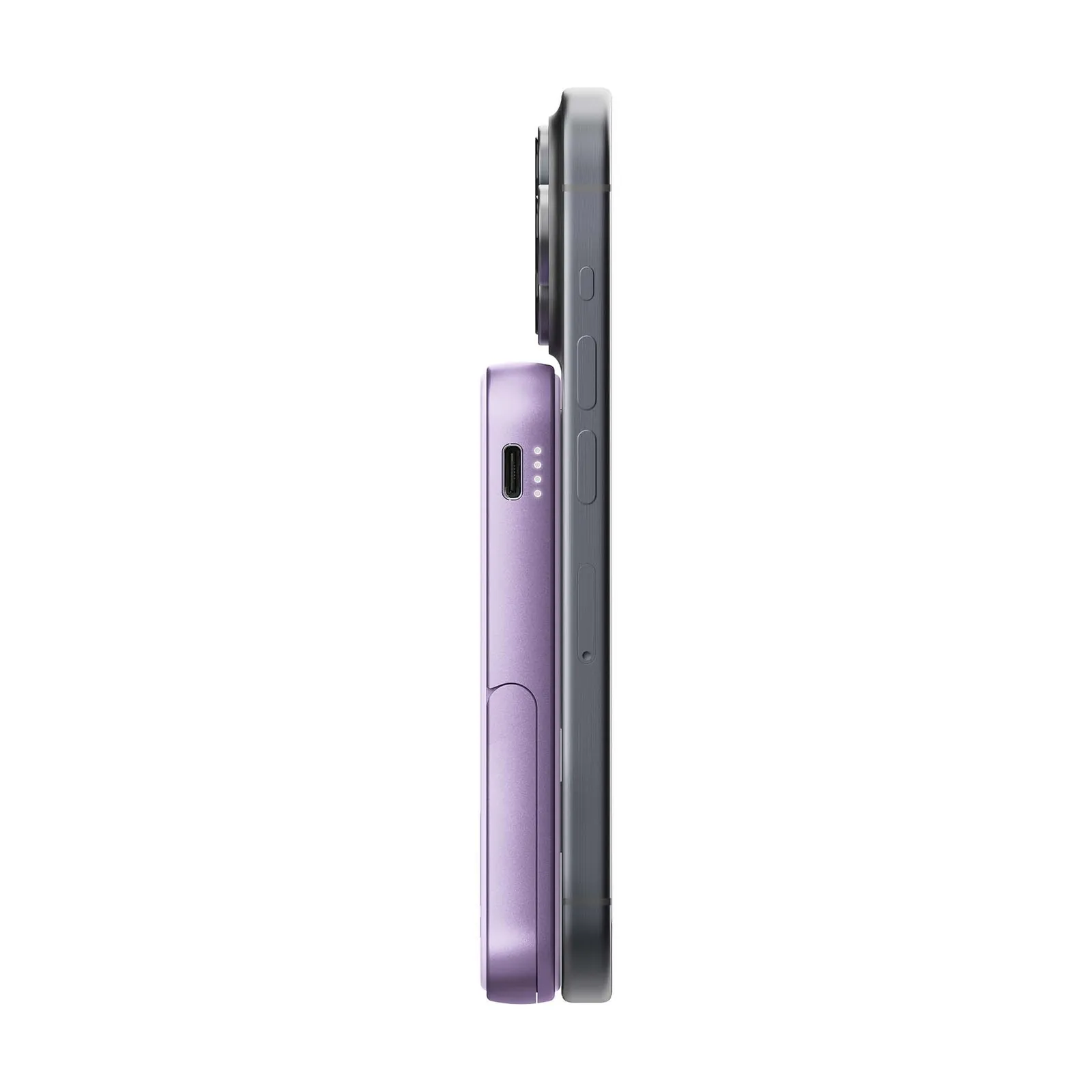 Fresh 'n Rebel Magnetische kabellose Powerbank 5000 mAh, Verträumtes Flieder – Bild 6