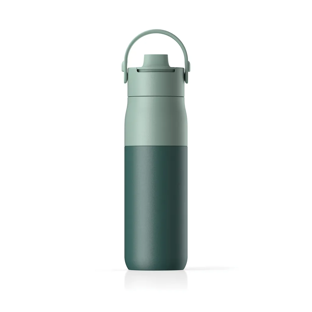 BRITA LARQ Essential Wasserflasche 680ml, grün – Bild 5