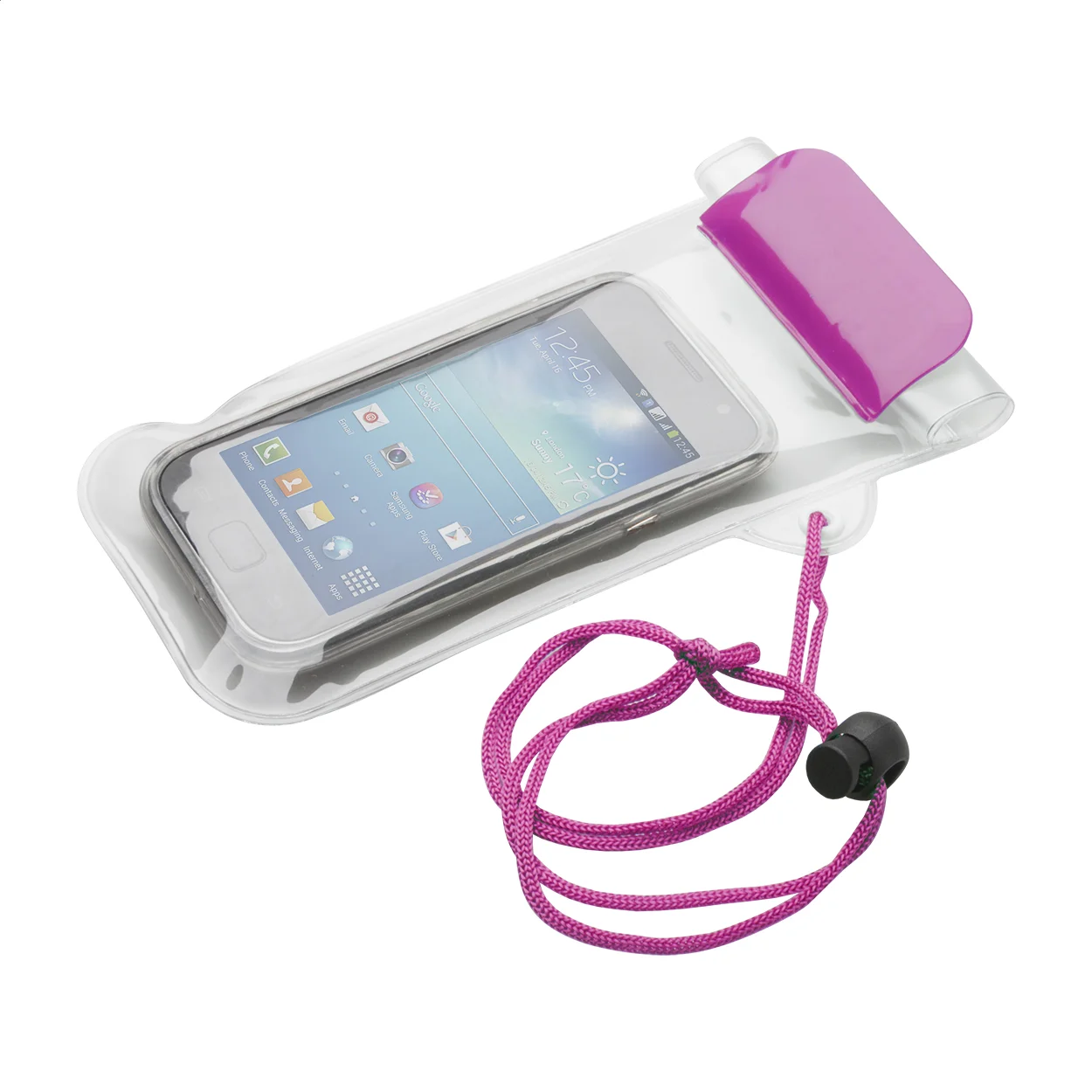 wasserbeständige Kapsel Wapro, pink, transparent – Bild 2