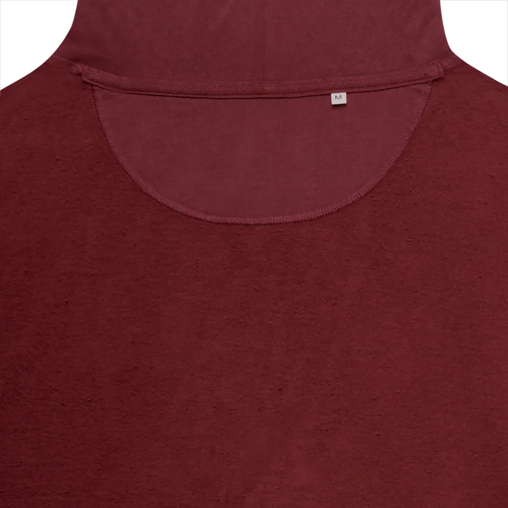 IQONIQ Jasper Hoodie aus recycelter Baumwolle, burgunderrot – Bild 3