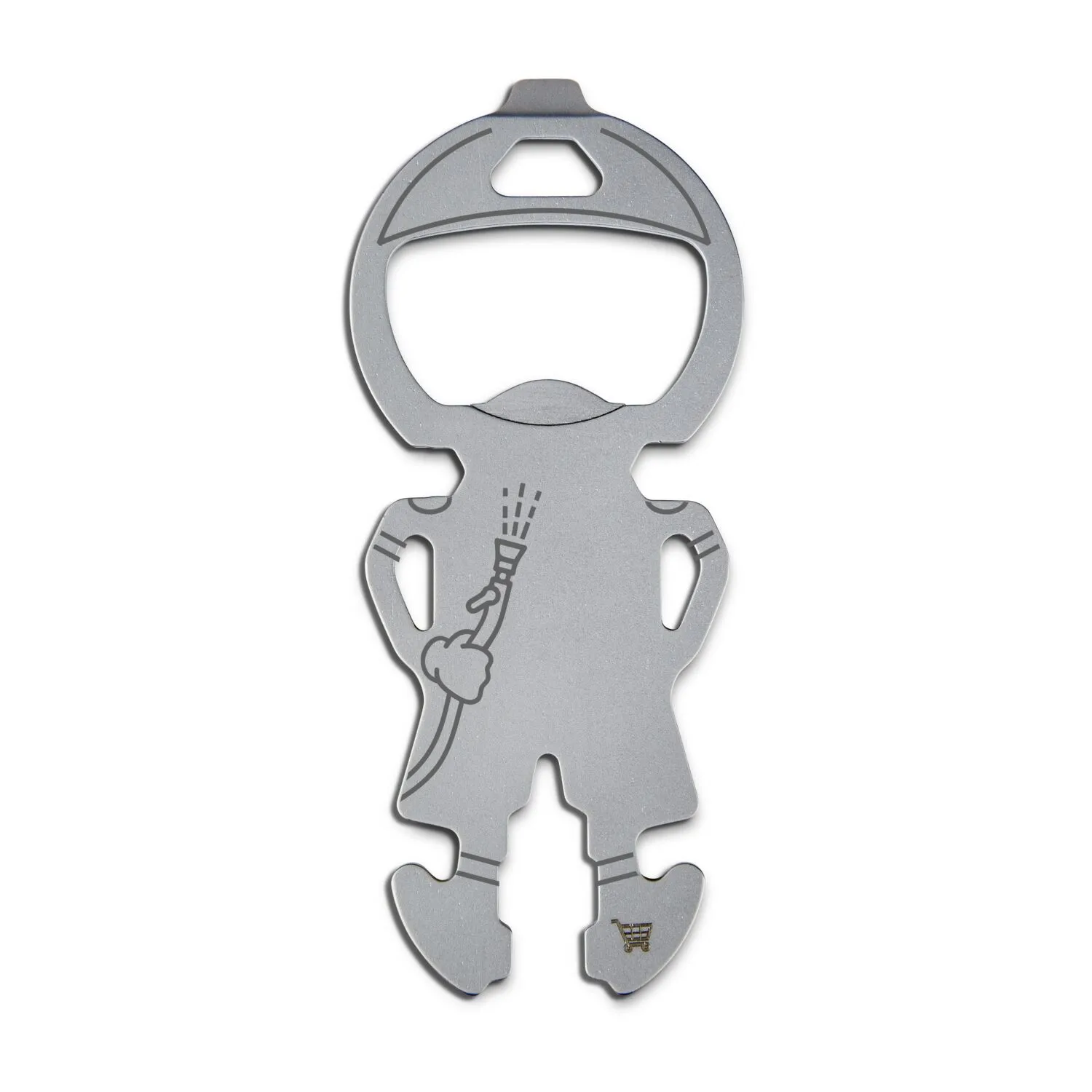 ROMINOX® Best Buddy Friend // Firefighter, silber – Bild 5