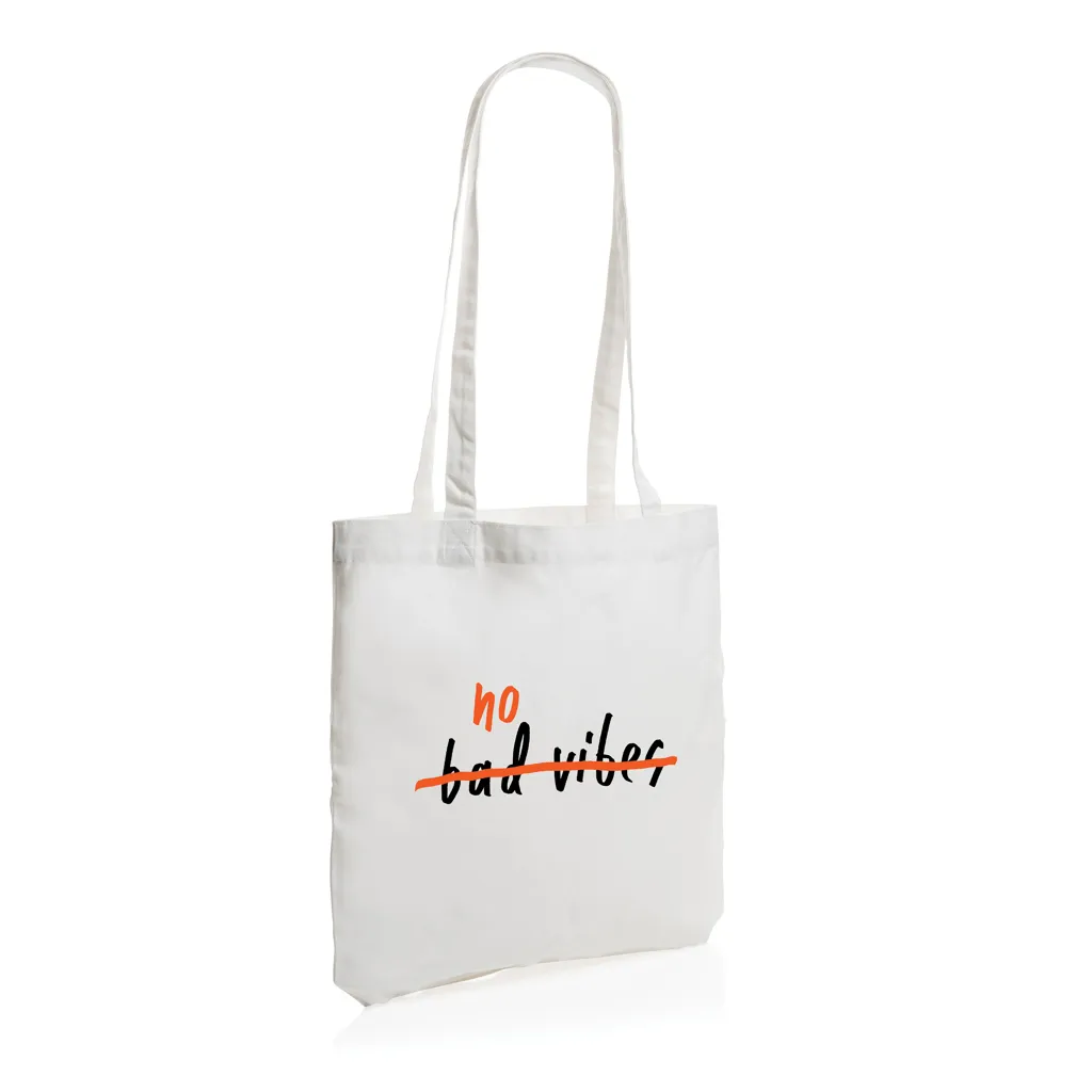 Impact Aware™ recycelte Baumwolltasche, weiß – Bild 3