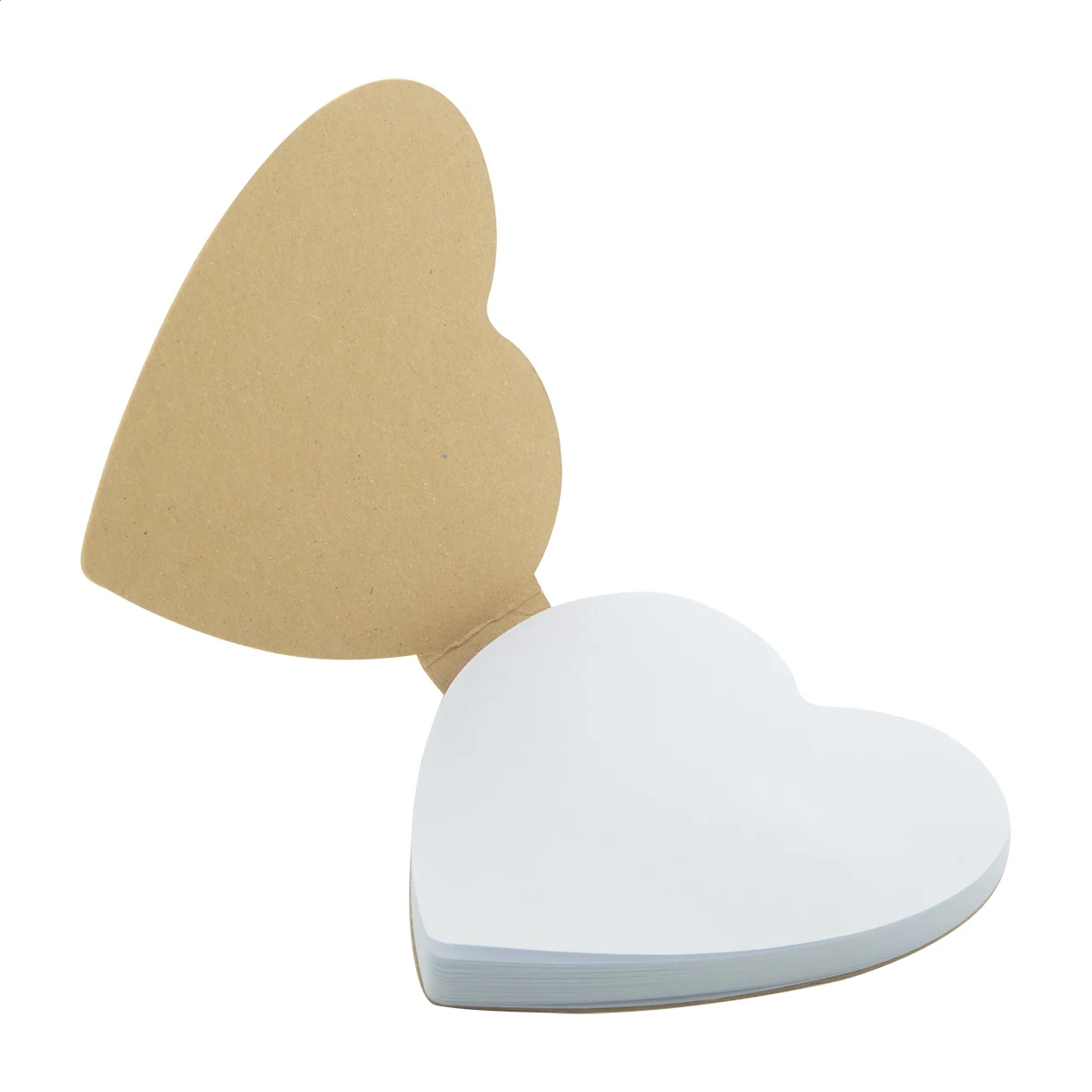 Individuelle Haftnotizen CreaStick Heart Eco, natur – Bild 3