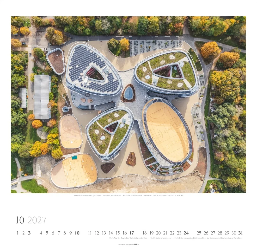 Moderne Architektur Wandkalender 2027 – Bild 11