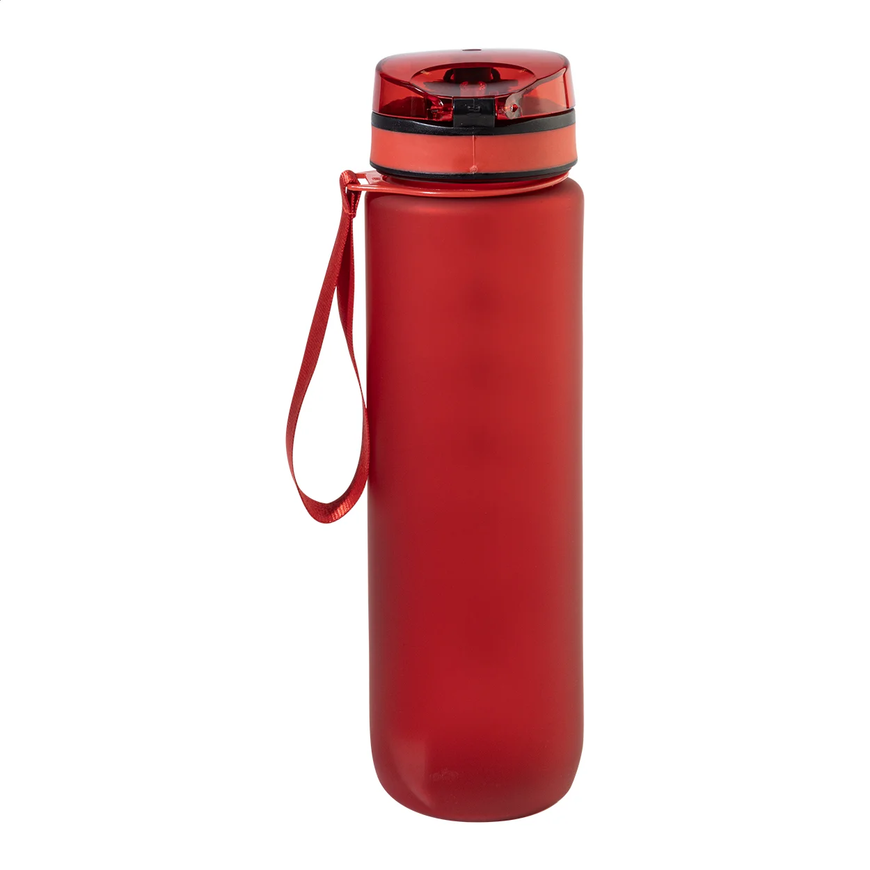 RPET Flasche mit Motivationsanzeige Sipcount, rot – Bild 2