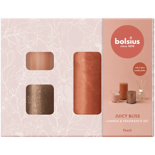 Bolsius Großes Geschenkset, Rosé – Bild 5