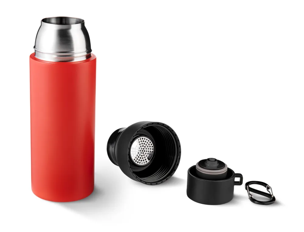 Thermoflasche INFUSE+ rot/schwarz, rot/schwarz – Bild 2