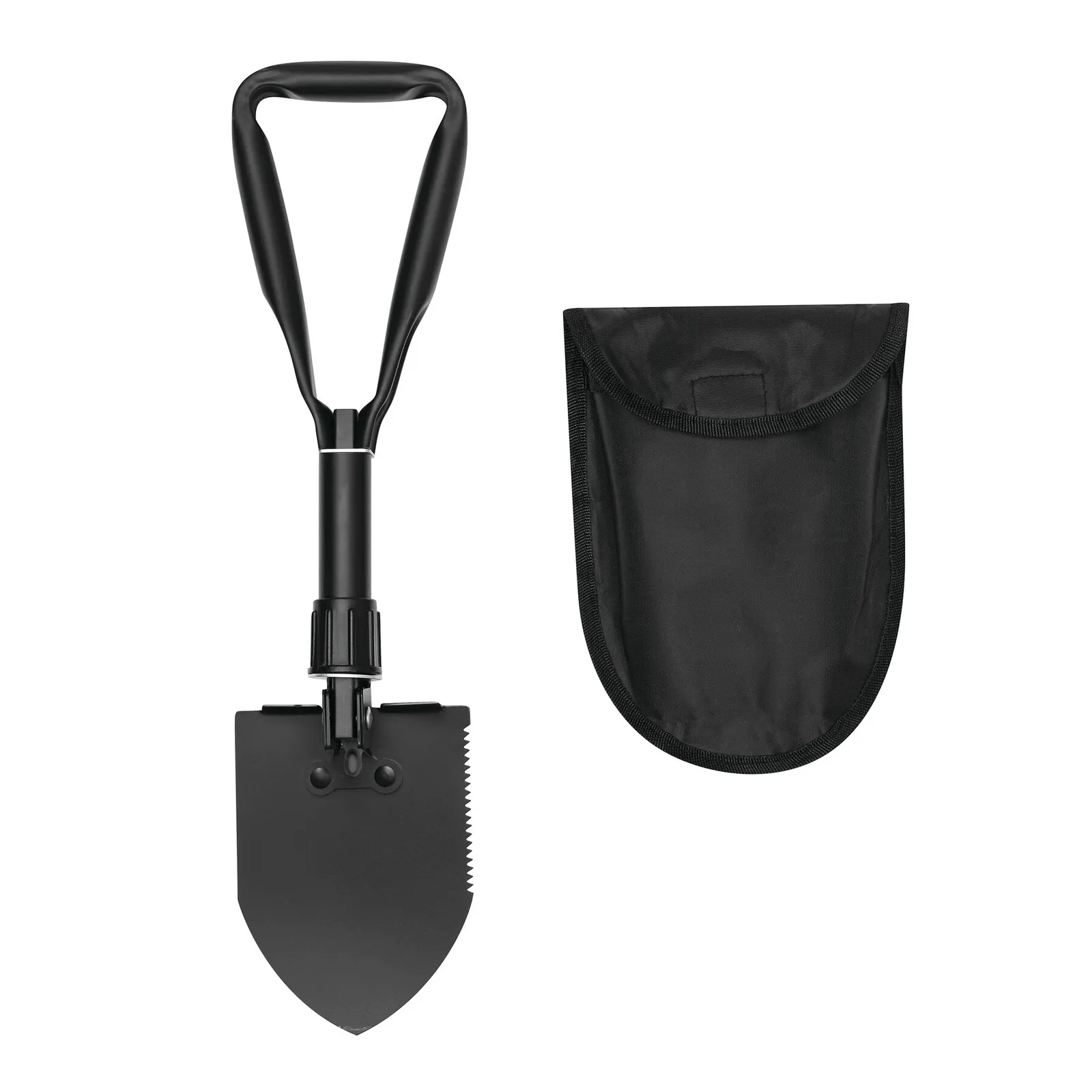 SCOOP - Faltbarer Spaten mit Tasche schwarz, schwarz – Bild 2