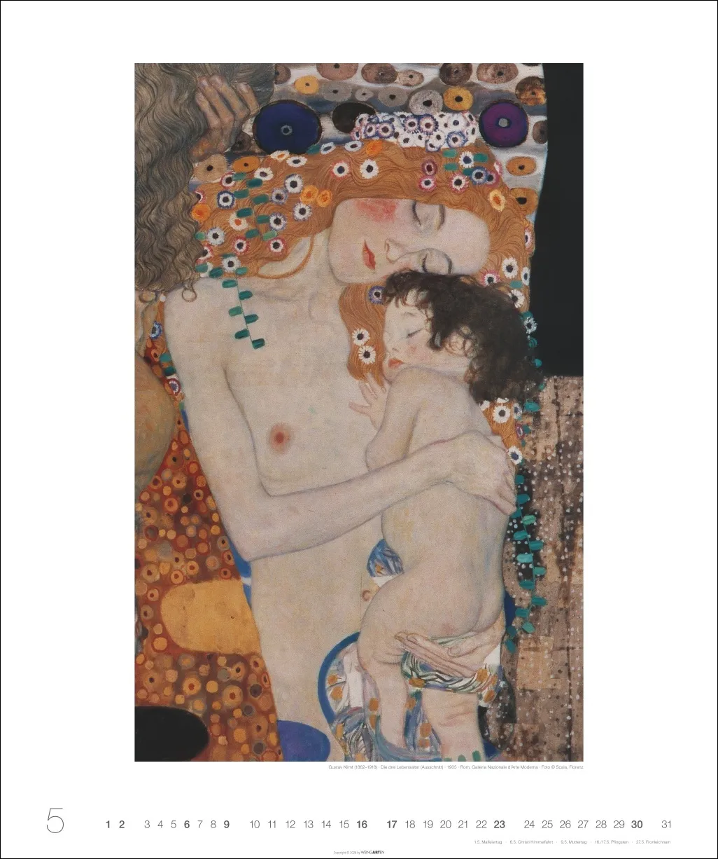 Gustav Klimt Edition Wandkalender 2027 – Bild 6