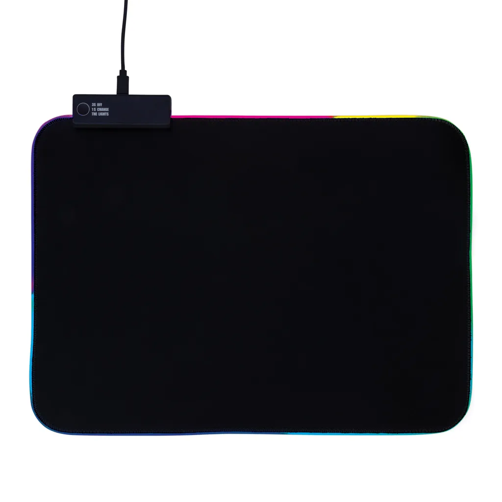 RGB Gaming Mauspad, schwarz – Bild 5