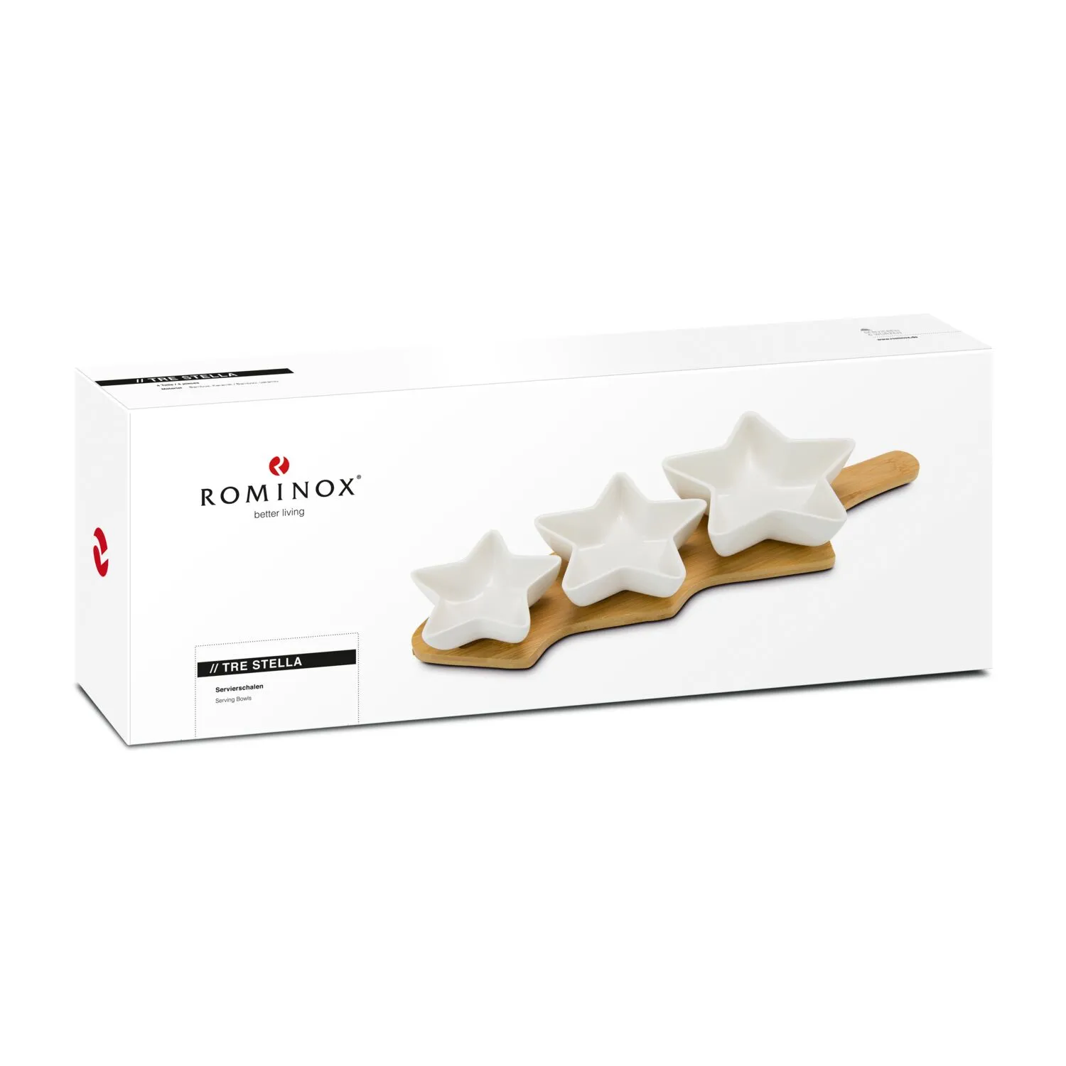 ROMINOX® Servierschalen // Tre Stella, weiß – Bild 5