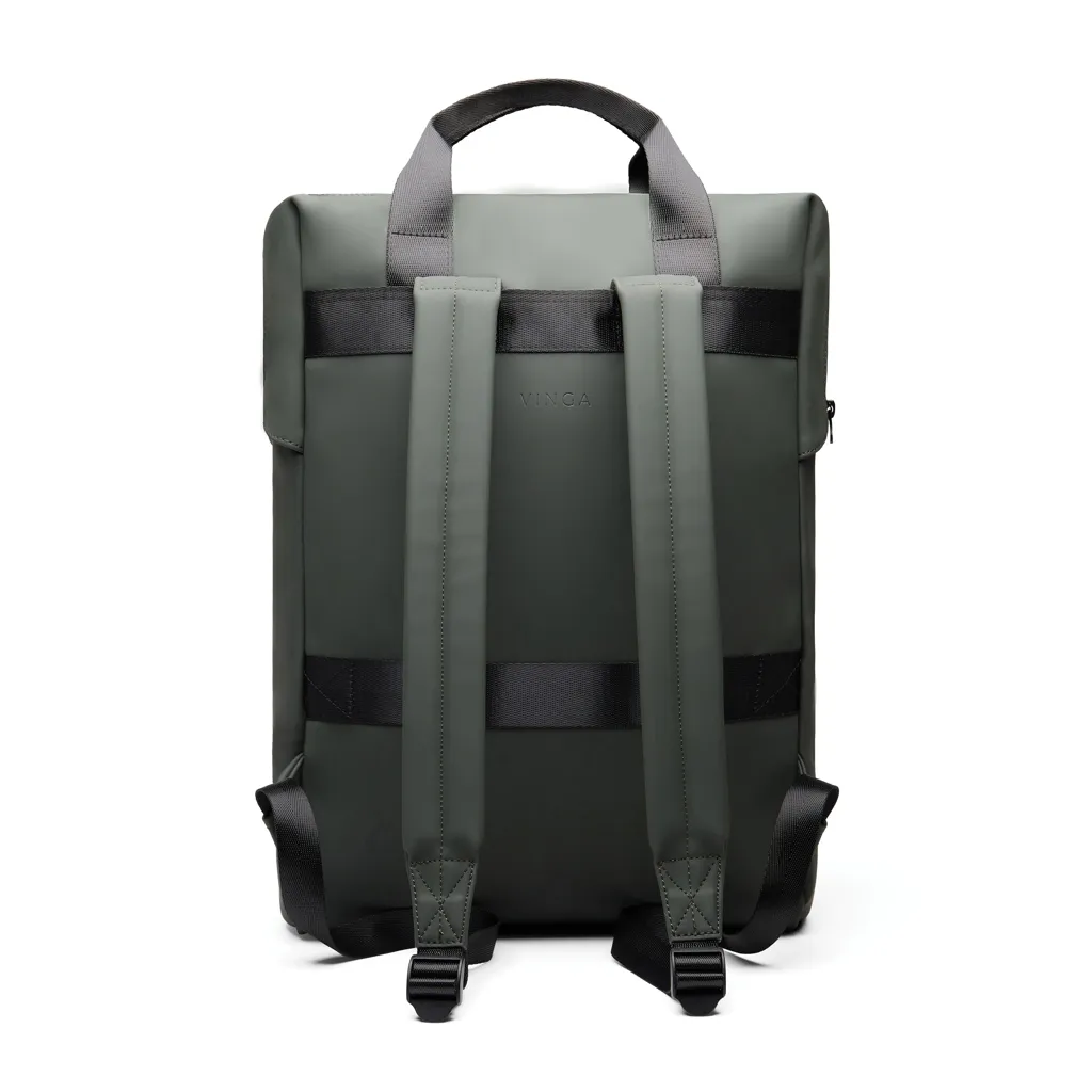 VINGA Baltimore RCS Tote Rucksack, grün – Bild 3