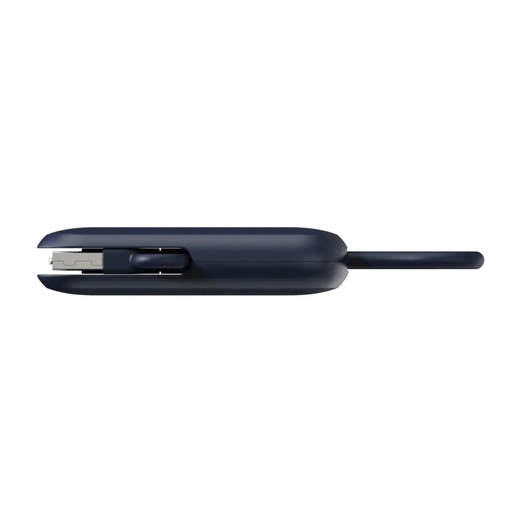 Urban Vitamin Dublin 100W 4-in-1-Kabel am Schlüsselanhänger, blau – Bild 5