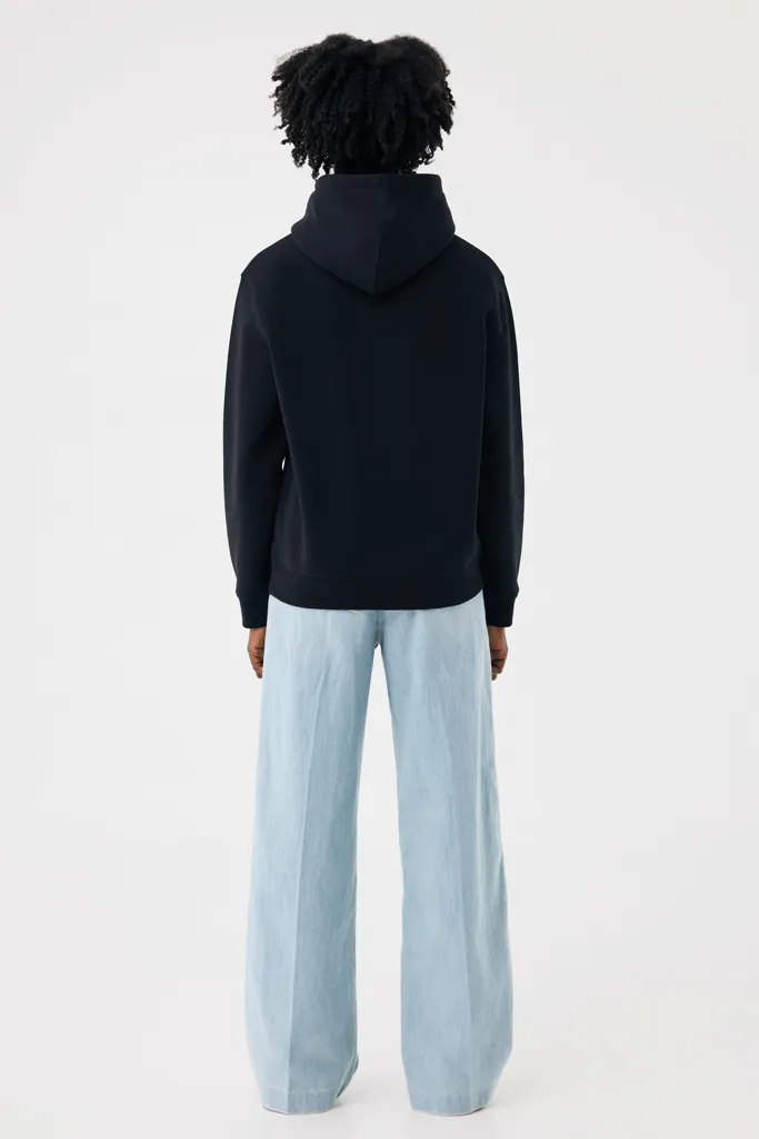 IQONIQ Joshua Hoodie aus recycelter Baumwolle, schwarz – Bild 7
