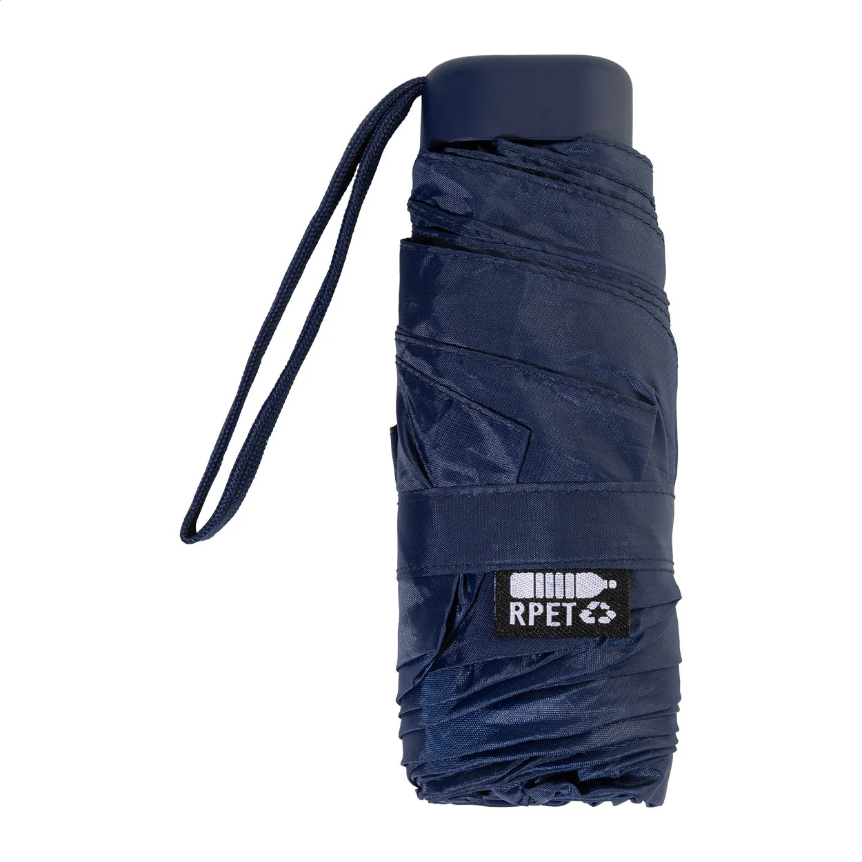 Mini-Taschenschirm Fractus aus RPET, dunkelblau – Bild 9