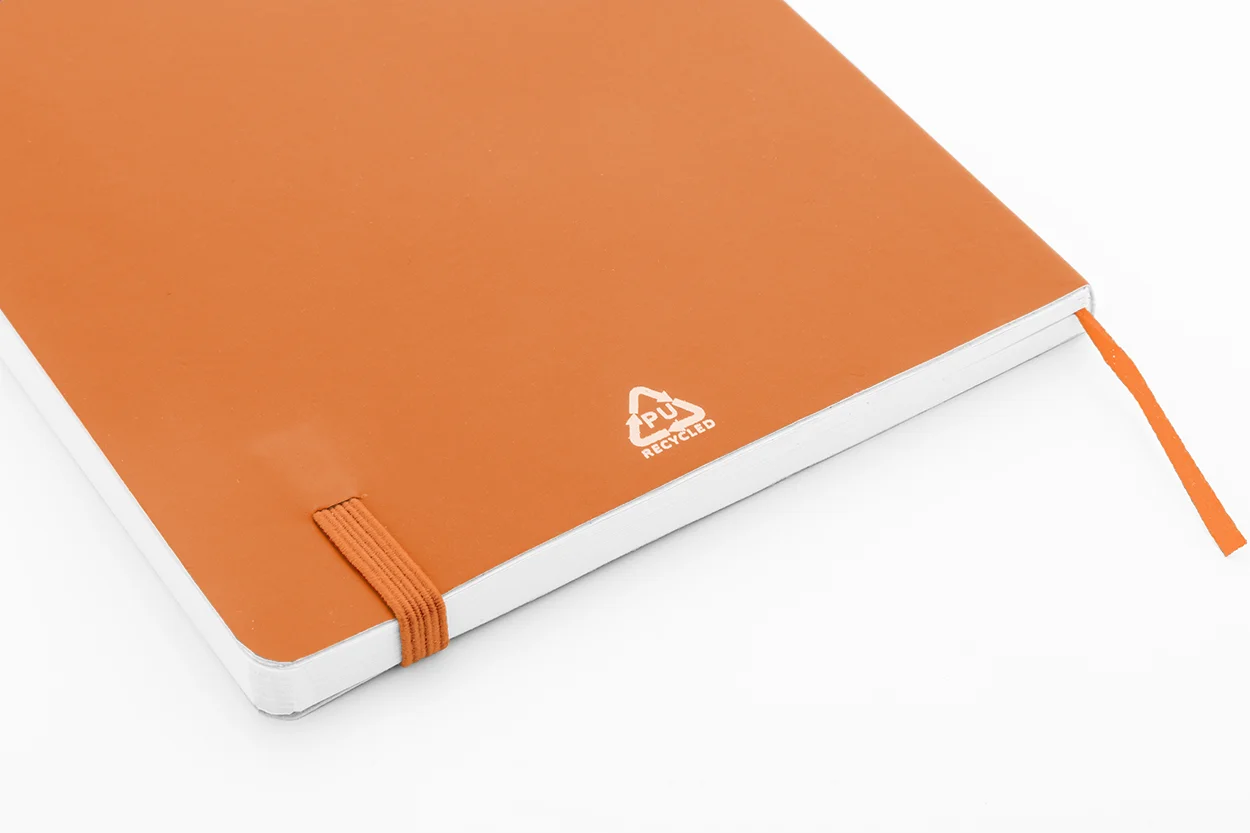 Notizbuch Repuk Soft A5 aus RPU, orange – Bild 4