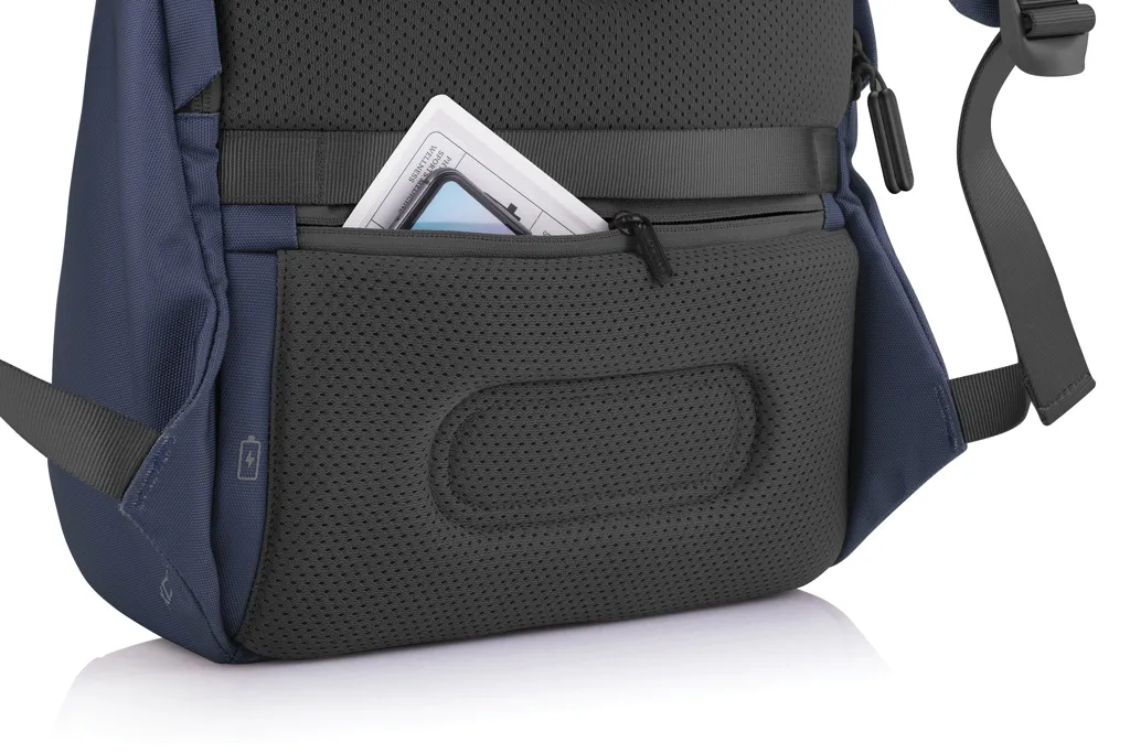 Bobby Soft, Anti-Diebstahl-Rucksack, navy blau – Bild 5