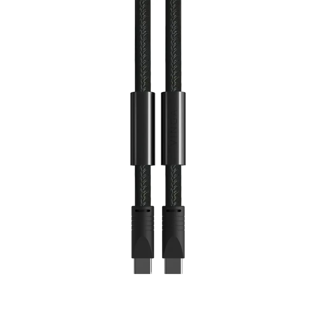 VINGA Baltimore RCS Ladekabel/Lanyard, schwarz – Bild 4