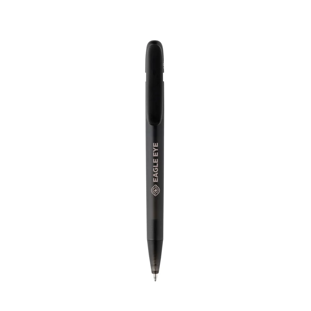 Devin transparenter Stift aus GRS zertifiziertem rABS, schwarz – Bild 4