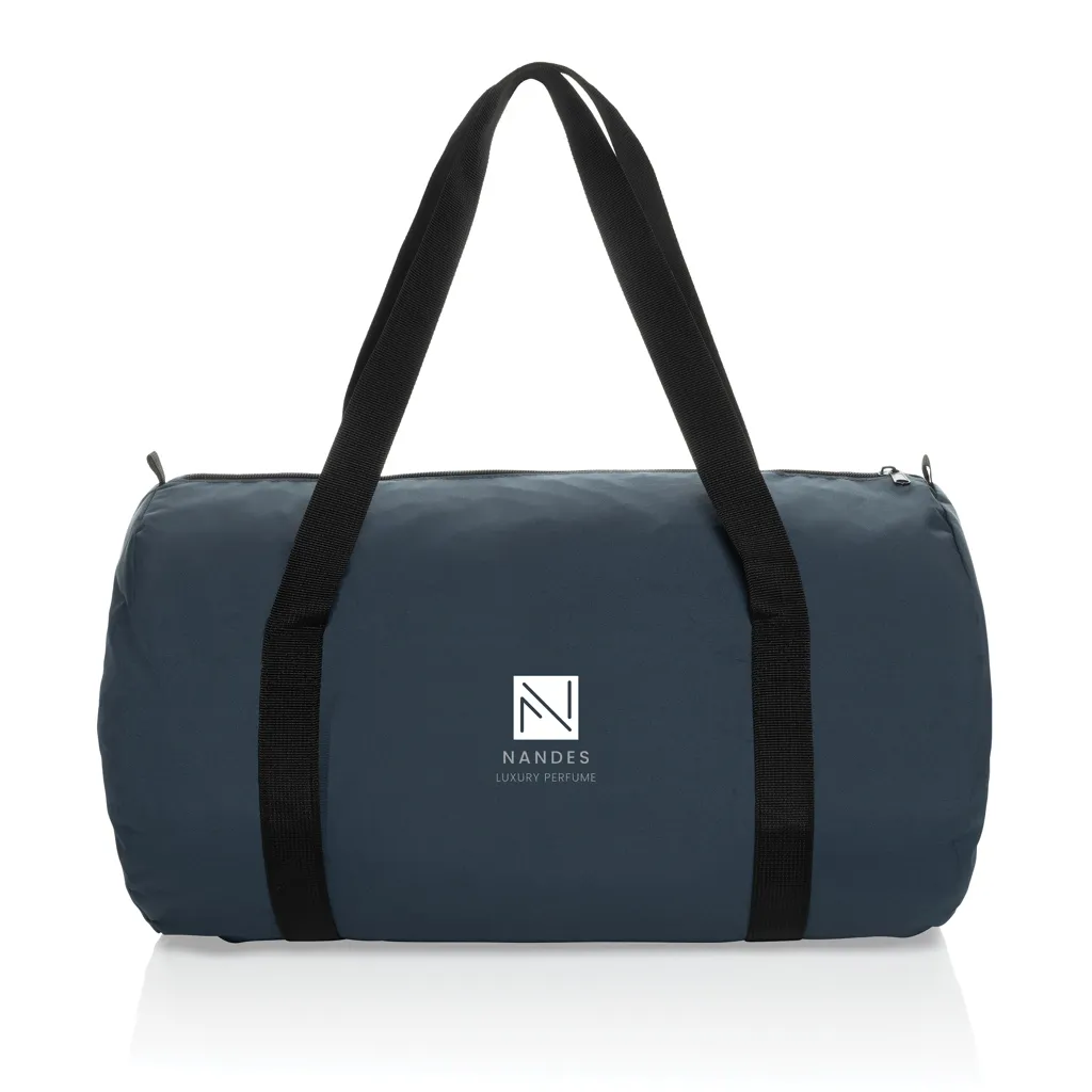 Dillon AWARE™ RPET faltbare Sporttasche, navy blau – Bild 7