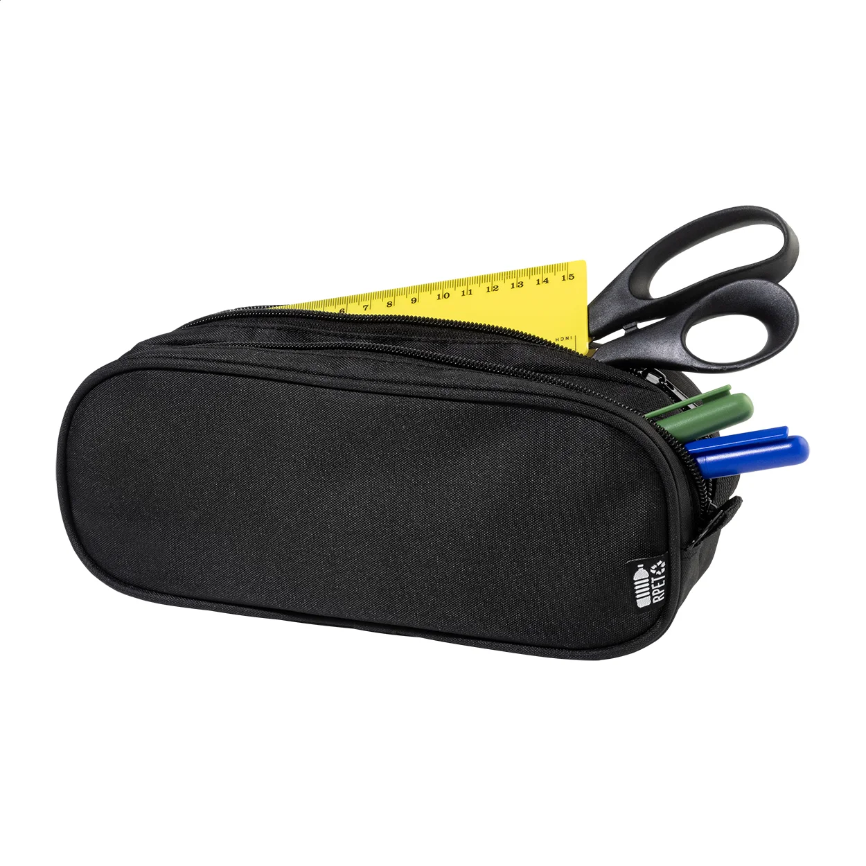 RPET Stiftetasche Dubsten, schwarz – Bild 4