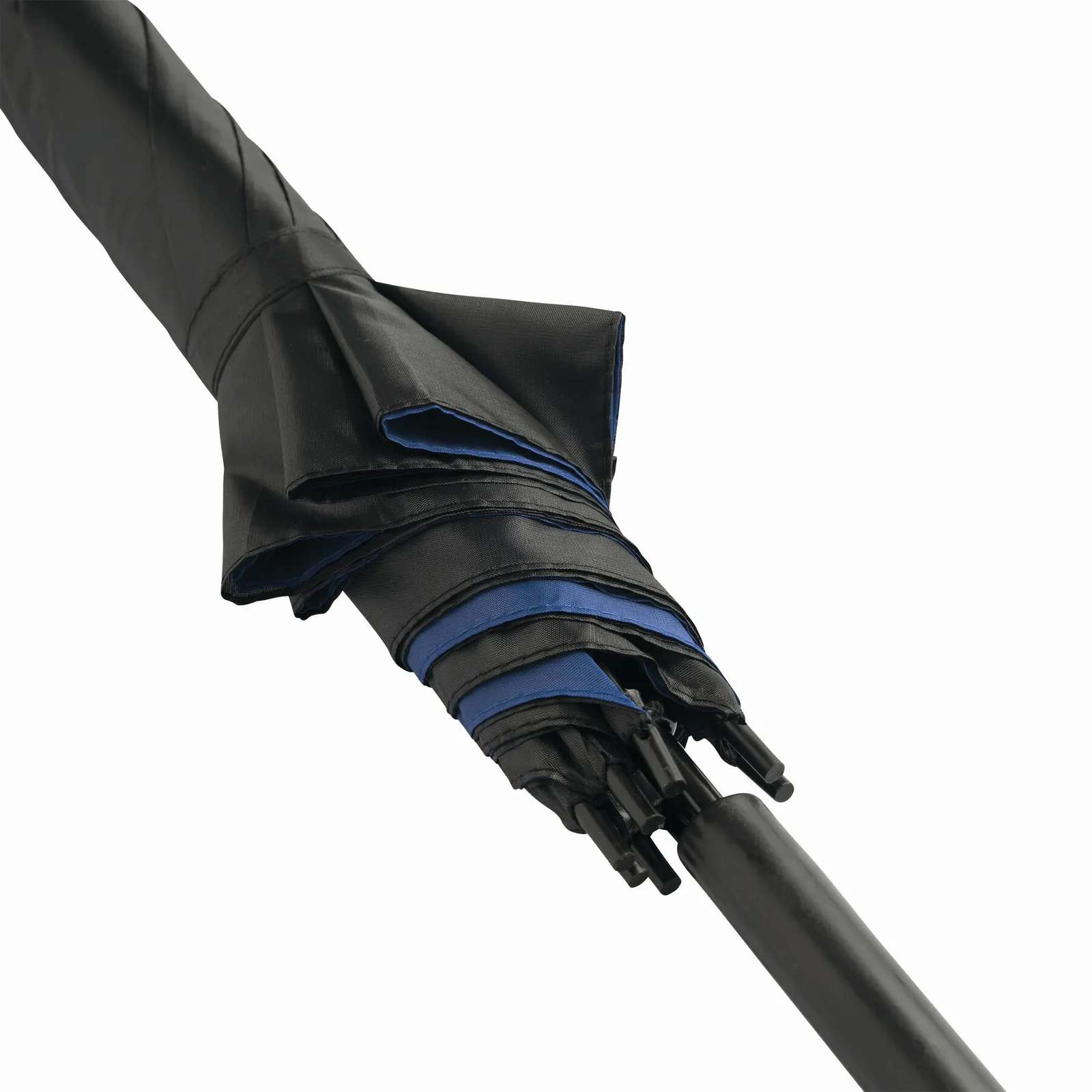 DOUBLY Umbrella, Automatik-Stockschirm, blau, schwarz – Bild 7