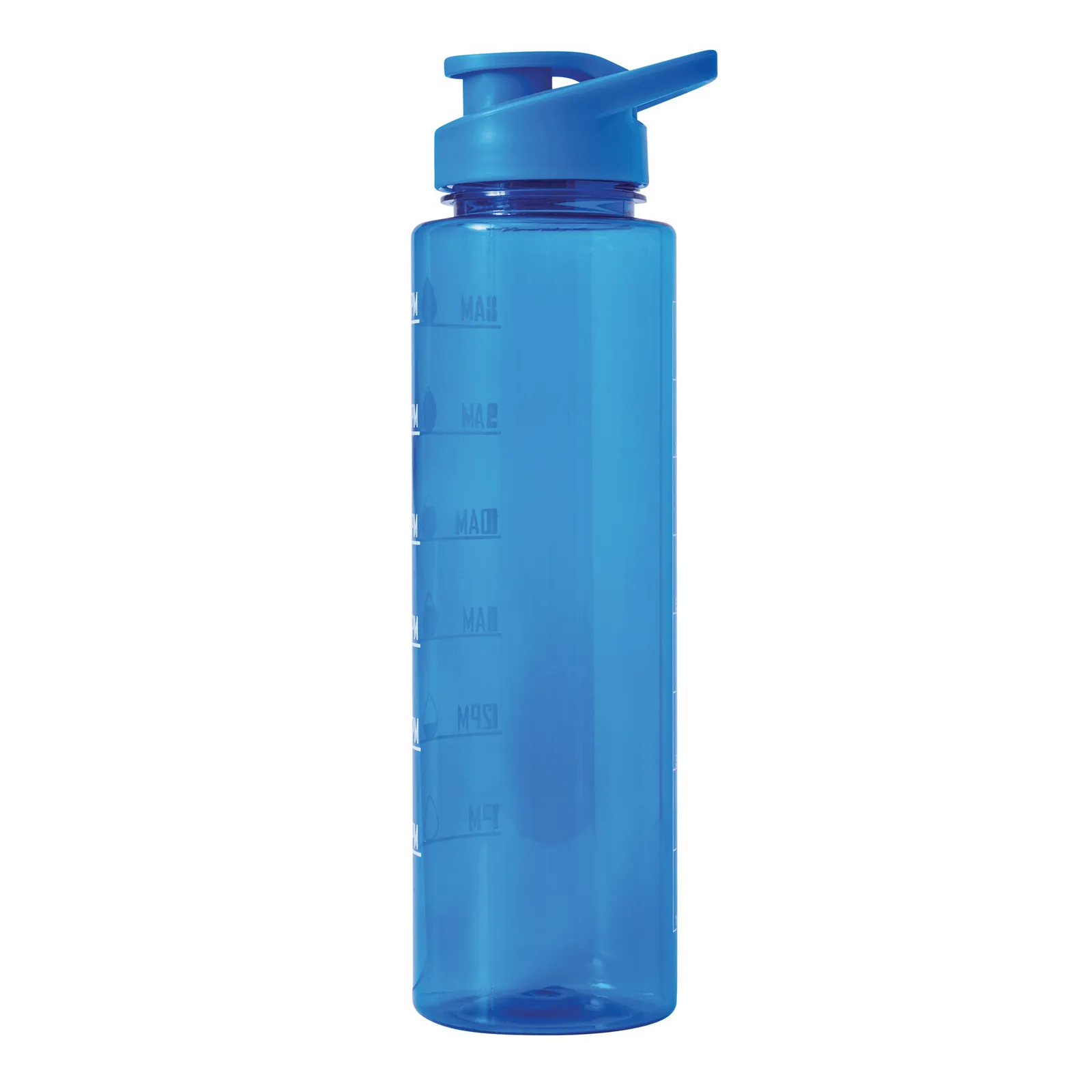 AQUA LEVEL - Sport-Trinkflasche, blau – Bild 4