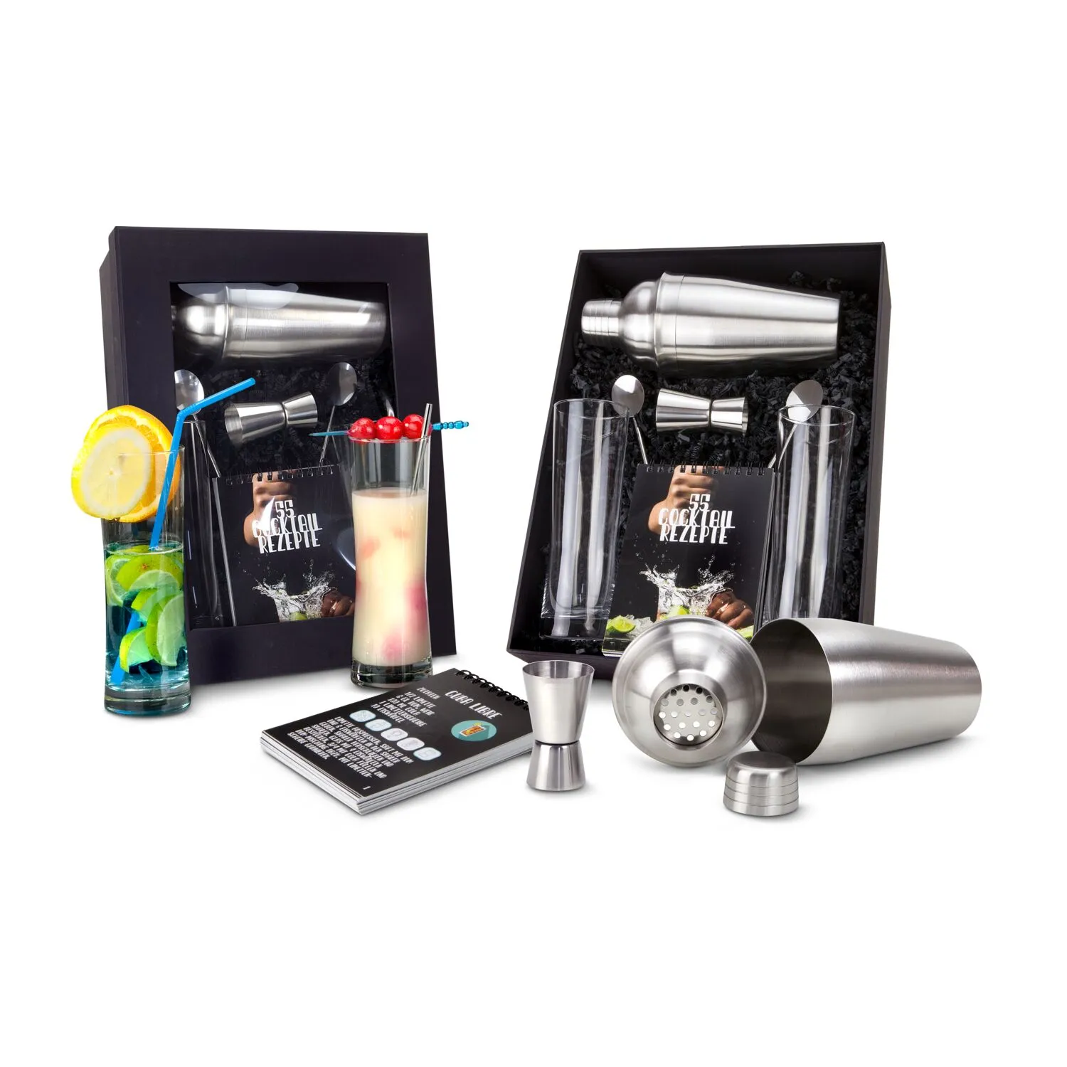 Geschenkset / Präsenteset: Exklusive Cocktail-Box, schwarz – Bild 2