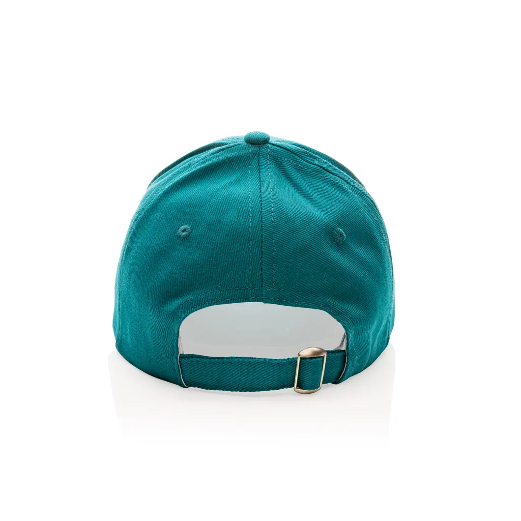 Impact 5 Panel Kappe aus 280gr rCotton mit AWARE™ Tracer, verdigris – Bild 4
