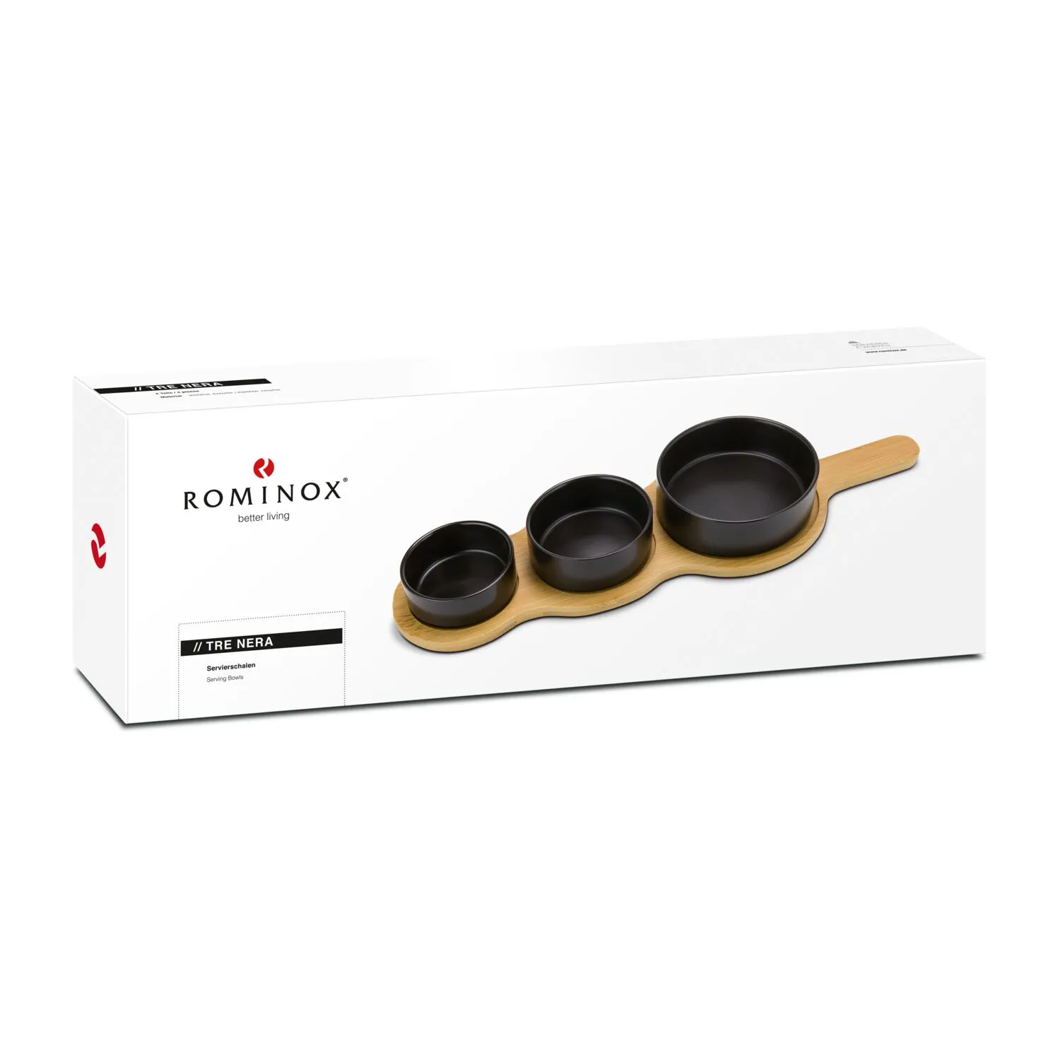ROMINOX® Servierschalen // Tre Nera, schwarz – Bild 5