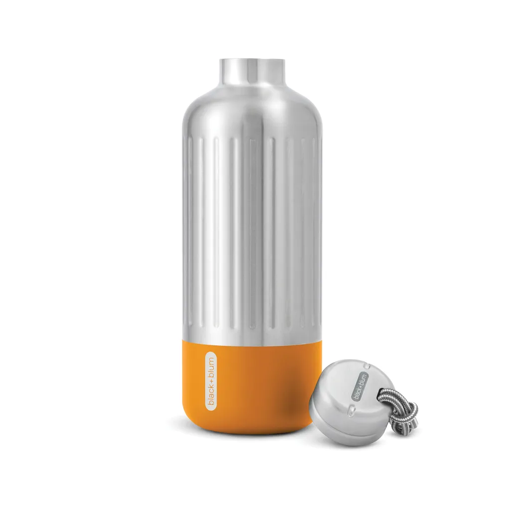 Black+Blum Explorer isolierte Wasserflasche groß, 850ml, orange – Bild 2