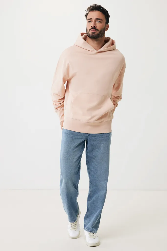 IQONIQ Yoho Relax-Hoodie aus recycelter Baumwolle, peach nectar – Bild 4